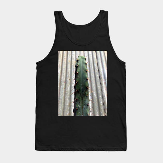 Trichocereus Bridgesii 'Con' Front Only Tank Top by amigoscactusandplants